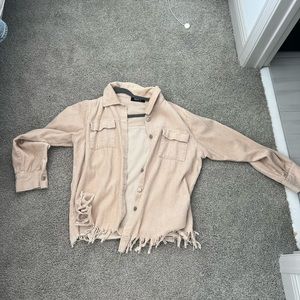 Tan/Brown Shacket/jacket worn once!